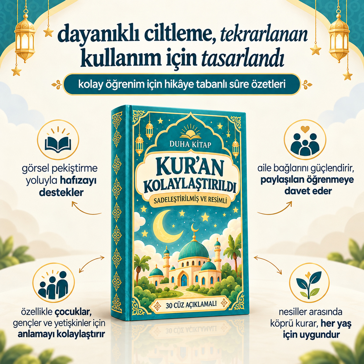 Çocuklar İçin Görselleştirilmiş ve Kolaylaştırılmış Kur’an - Çocuklarınızı İslama Yakınlaştırın