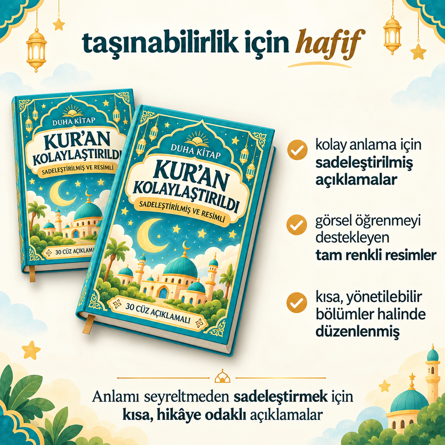 Çocuklar İçin Görselleştirilmiş ve Kolaylaştırılmış Kur’an - Çocuklarınızı İslama Yakınlaştırın